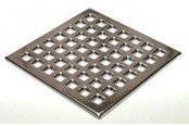 Afløb - SSI-METALINDUSTI ApS Hf rist 136 x 136 mm uden ramme - 1018