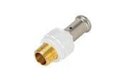 Alu-pex systemer - Henco pres kobling pvdf pres/udvendig gevind 26 mm x 1 - 17PKW-2606-N