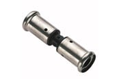 Alu-pex systemer - Henco pres muffe pvdf 50 x 50 mm - 15PK-5050