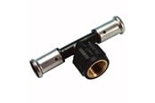 Alu-pex systemer - Henco pres tee pvdf med indvendig gevind 50 x 112 x 50 mm - 13PK-500850-N