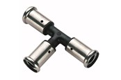 Alu-pex systemer - Henco pres tee pvdf 40 x 40 x 40 mm - 9PK-404040