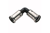 Alu-pex systemer - Henco pres vinkel 90° pvdf 50 x 50 mm - 1PK-5050