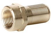 Pex-systemer - Henco muffe adapter til fordelerrør messing 20 mm x 3/4 - 18SKS-2005