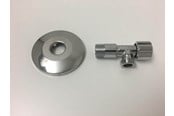 Fittings - Megatherm Unite stopventil 1/2" x 1/2" med 77 mm roset kort version - 744388804