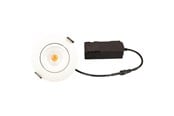 Lamper - Scan Products Luna lp elite 230v dæmpbar flimmerfri 5,4w 2700k ra90 360lm ip44 mat hvid rund - 10131