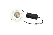 Lamper - Scan Products Sabina lp 230v dæmpbar flimmerfri 5,4w 2700k ra90 400lm ip44 mat hvid rund - 10301