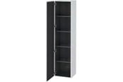Badeværelsesmøbler - Duravit l-cube højskab med 1 venstrehængslet låge og 4 glashylder - LC1180L1818