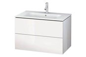 Badeværelsesmøbler - Duravit l-cube vaskeskab vægmonteret med 2 skuffer - LC624102222