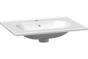 Badeværelsesmøbler - Dansani kantate porcelænsvask 61 cm hvid *DEMO* - 531906003