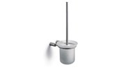 Badeværelsestilbehør - Pressalit Toiletbørste til vægmontage, m/glas skål, rustfrit stål - Q30800