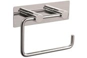 Badeværelsestilbehør - Pressalit Toiletpapirholder med bagplade, poleret rustfrit stål - Q10210