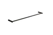 Badeværelsestilbehør - Pressalit Håndklædestang 60 x 8,5 cm, enkelt, sort krom - Q50500