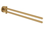 Badeværelsestilbehør - Grohe Essentials dobbelt håndklædeholder, 439 mm, børstet cool sunrise - 40371GN1