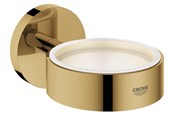 Badeværelsestilbehør - Grohe Essentials holder til glas og sæbedispenser, poleret cool sunrise - 40369GL1