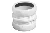 Reservedele & tilbehør til armaturer - Purus Kobling lige 32 x 32 omløber hvid - 750365-333