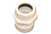 Reservedele & tilbehør til armaturer - Megatherm Kobling 1 1/4" hvid lige - 750363010