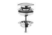 Reservedele & tilbehør til armaturer - Grohe bundventil med push-open, 1 1/4", krom - 65807000