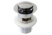 Reservedele & tilbehør til armaturer - Unite bundventil med lille prop og push-open 1 1/4" forkromet - 747096010