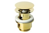 Reservedele & tilbehør til armaturer - Damixa Bundventil 1 1/4" med klikfunktion, messing PVD - 238507700
