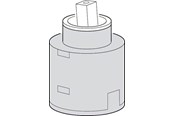 Reservedele & tilbehør til armaturer - Børma kartouche a960567nu 35mm - A960567NU