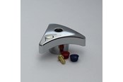 Reservedele & tilbehør til armaturer - Børma triagreb forkromet blå/rød - F960668AA