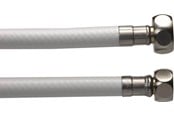 Reservedele & tilbehør til armaturer - Neoperl tilslutningsslange 1/2x3/8 500 mm pvc hvid - 37930205001