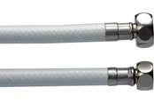 Reservedele & tilbehør til armaturer - Neoperl tilslutningsslange 1/2x3/8 400 mm pvc hvid - 37930204001