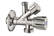 Fittings - Unite kombistopventil 3/4" x 1/2" x 3/8" med 77 mm roset - 744426923