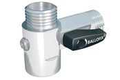 Fittings - Broen Ballofix mellemstykke med afspærringsventil 1/2" - 42101300-226308