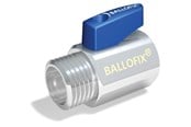 Fittings - Broen Ballofix muffe/nippel 1/2" blåt greb - 43545BL-231002