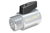 Fittings - Broen Ballofix med håndtag muffe/nippel 3/8" - 42100300-228002
