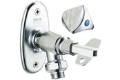 Fittings - FM Mattsson Mora gårdposteventil m/nøgle+greb 400-550mm - 700986