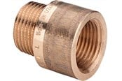 Fittings - Viega haneforlænger 3/4" x 25 mm rødgods - 355036