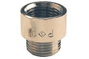 Fittings - Unite haneforlænger 25 mm x 1/2" krom - 743171025