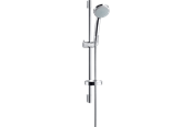 Brus og monteringstilbehør	 - Hansgrohe Croma 100 Vario EcoSmart brusersæt med sæbeskål, krom - 27776000