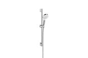 Brus og monteringstilbehør	 - Hansgrohe crometta 1jet ecosmart 9 l/min brusesæt 65cm - 26535400