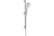 Brus og monteringstilbehør	 - Hansgrohe Croma Select E Vario brusesæt, 65 cm, hvid/krom - 26582400
