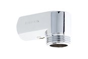 Brus og monteringstilbehør	 - Broen Tilgangsstykke med afspærring, 3/4" x 1/2", krom - 33110300-300008