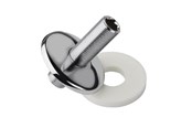 Brus og monteringstilbehør	 - Roth Tilgangsstykke 80 mm LL 1/2" x 1/2" med roset Ø70 - 17728211.004