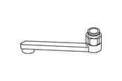 Reservedele & tilbehør til armaturer - Oras d-tud 150 mm krom 211215 - 211215
