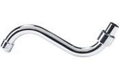 Reservedele & tilbehør til armaturer - Børma standard s-tud 150 mm krom - F960546AA