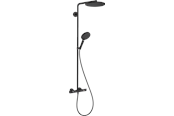 Brus og monteringstilbehør	 - Hansgrohe Raindance Select S Showerpipe 240 brusesystem, 1 stråletype, mat sort - 27633670