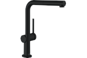 Blandingsbatterier og armaturer - Hansgrohe Talis 270 køkkenarmatur med udtræk, mat sort - 72808670