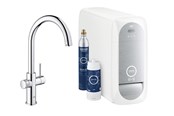 Blandingsbatterier og armaturer - Grohe Blue Home Køkkenarmatur med C-tud, Krom - 31455001