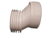 Toiletter, sæder, bideter og reservedele - Megatherm Toilettilslutning excentrisk 40 mm - 617854236