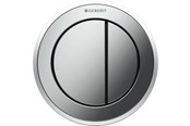 Installationssystemer - Geberit betjeningsplade omega10 mat/krom til møbel - 116057KH1