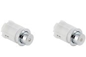 Installationssystemer - Geberit dobbelt fingertryk reparationssæt blank krom - 242.380.21.1