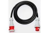 Forlængerledninger - DANCABLES Alukaflex 5g16 63a kabelsæt sort længde 10m ip67 - 38050040