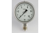 Måleinstrumenter - Erik Færgemann Kemi manometer 12 x ø100 0-16 bar nedadrettet studs med glycerin - 481204-504