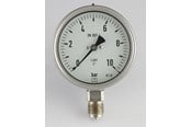 Måleinstrumenter - Erik Færgemann Kemi manometer 12 x ø100 0-6 bar nedadrettet studs med glycerin - 481204-464